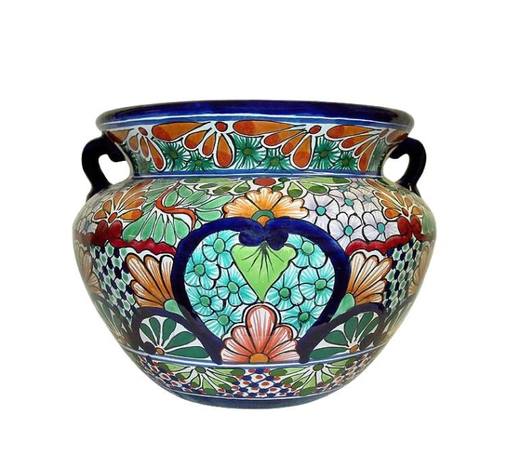 Colorful Talavera Pot