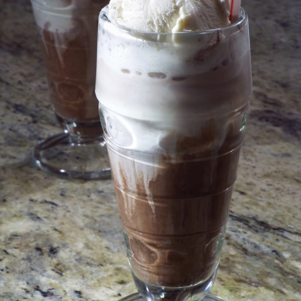 Chocolate Ice Cream Soda