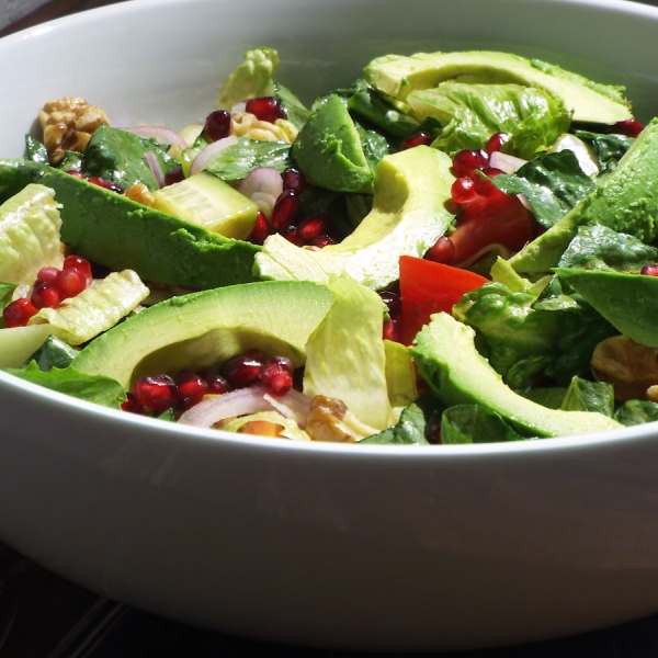 Pomegranate Salad with Avocados