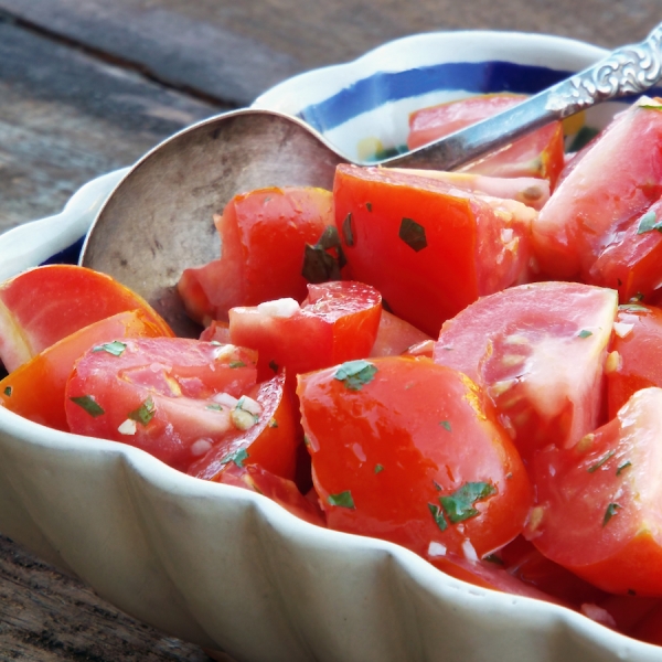 Tomato Salad with Lime Dressing