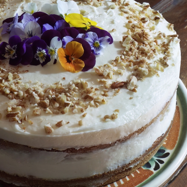 Pumpkin Cake with Cream Cheese Frosting