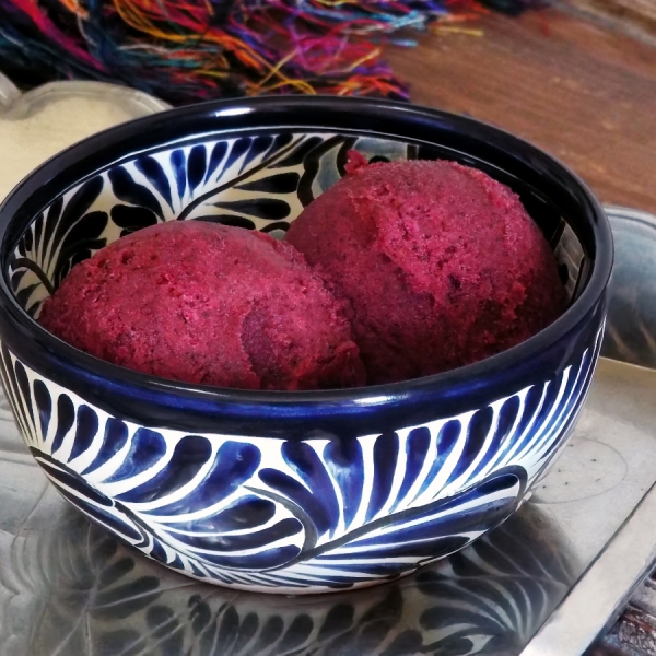 Strawberry Blueberry Sorbet