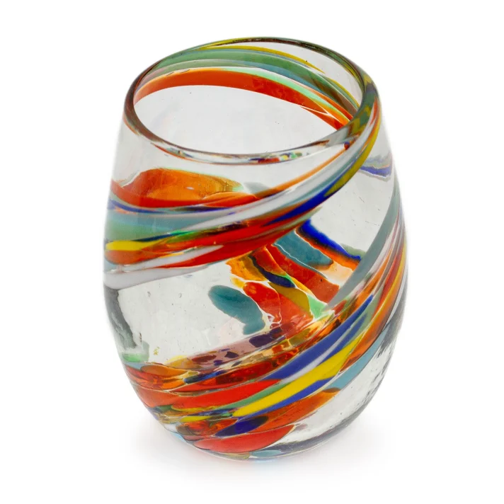 Stemless wine glasses